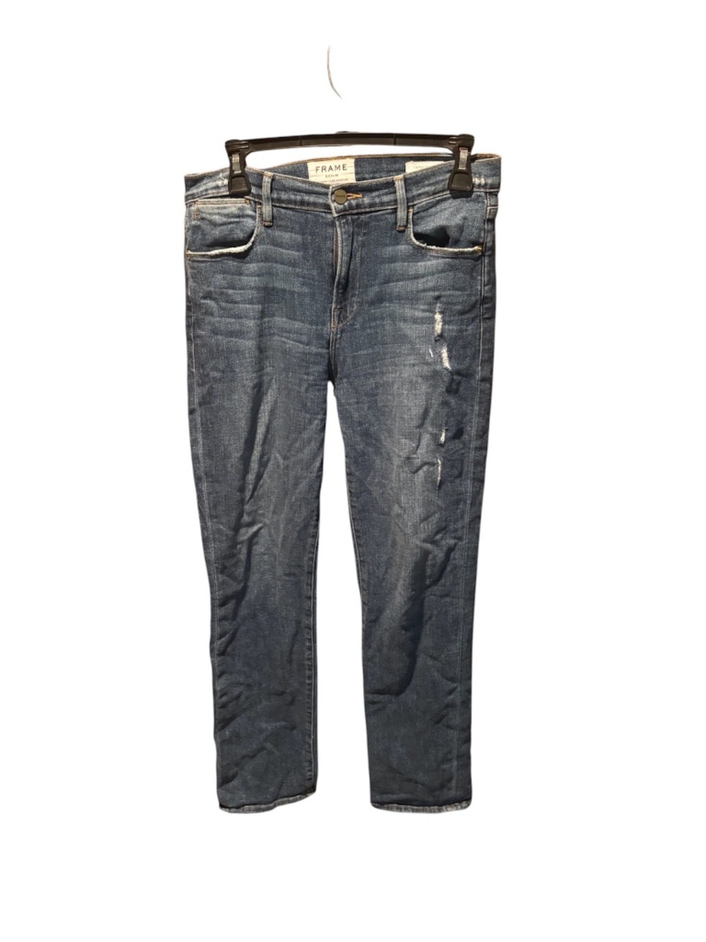 Frame Denim Women's Le High Straight Jeans in Sunny Gardens Size 28